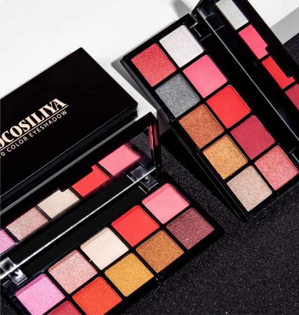 CocoSiliya 10 Colours Shine Colour Master Eyeshadow Palette 5