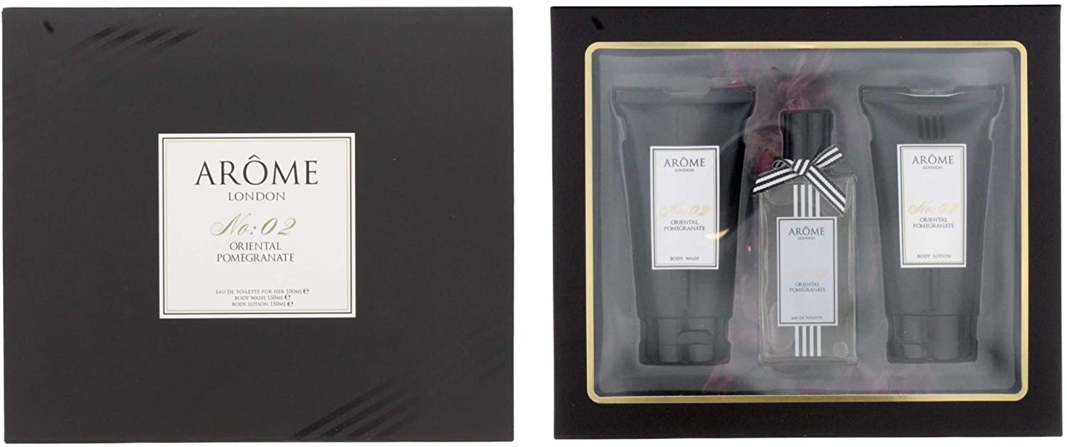 Arome London Oriental Pomegranate Perfume 3pcs Gift Set