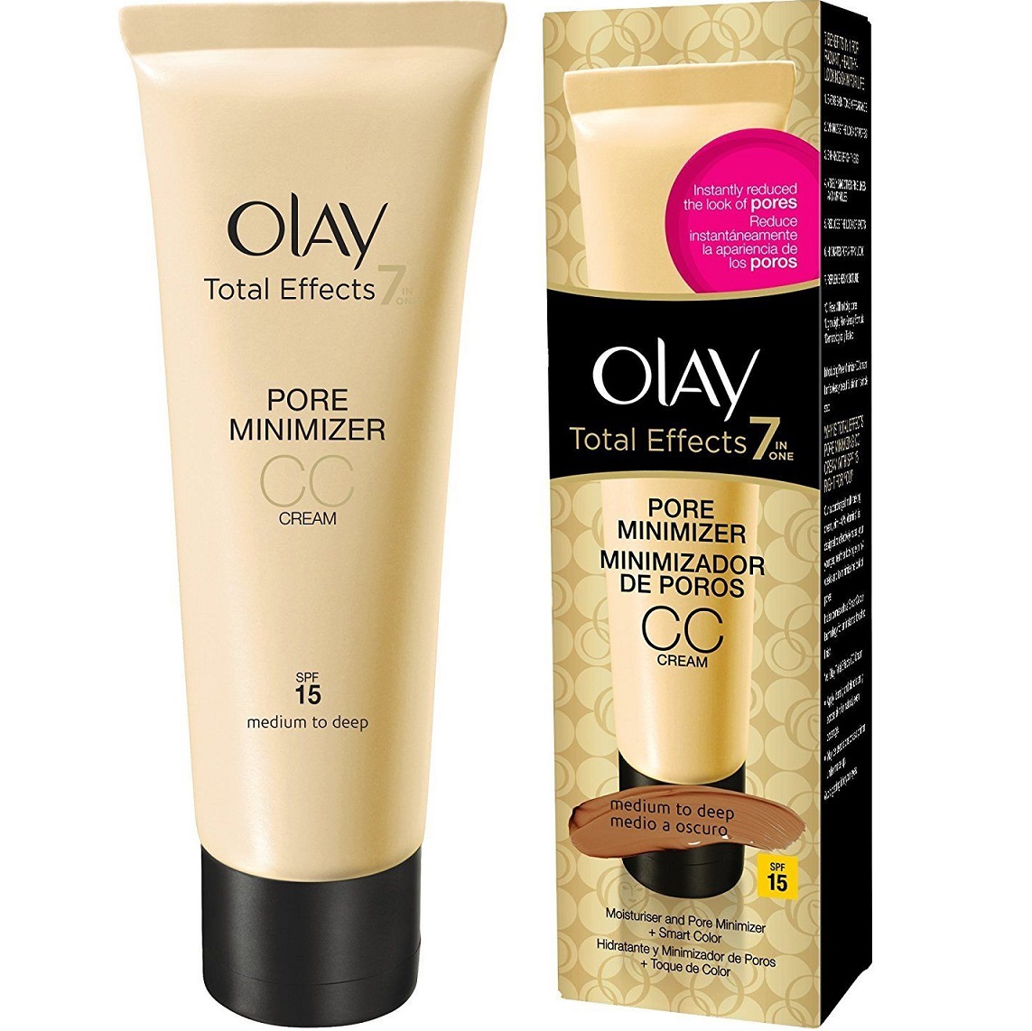Olay Total Effects 7-In-1 Pore Minimising Moisturiser CC Cream – Medium to Deep