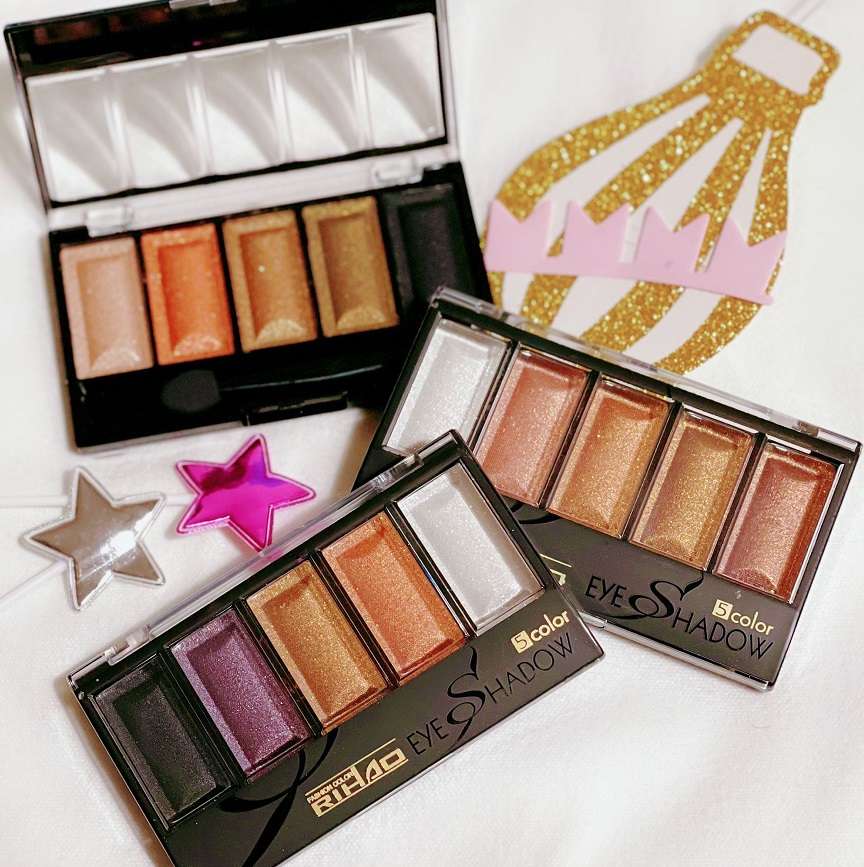 RiHao 5 Colours Soft Shimmering Eyeshadow Palette 8878