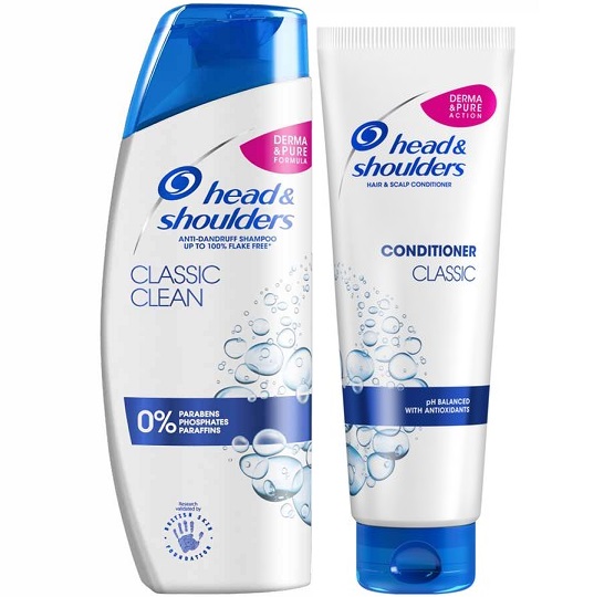 Head & Shoulders Classic Clean Shampoo + Conditioner Set Colour Zone Cosmetics