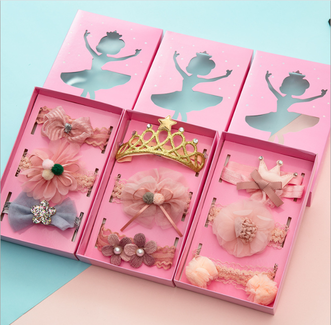 Girls Hair Bands Accessories Ballet Girl Boxed Gift Set (various styles