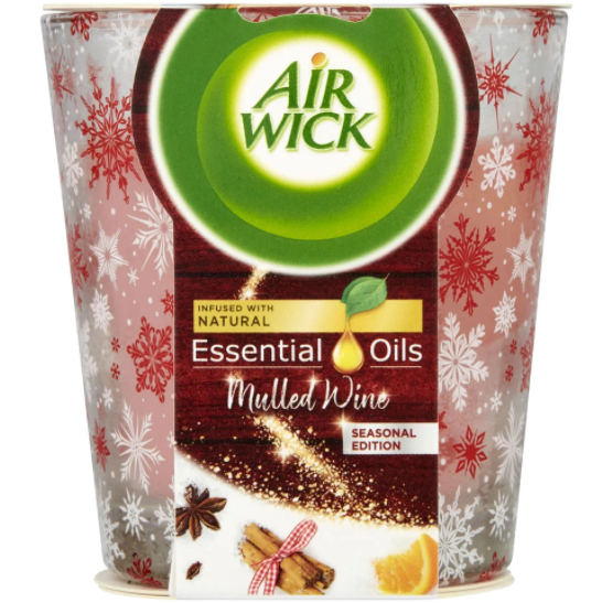 Air Wick Scented Candle 105g Mulled Wine Colour Zone Cosmetics