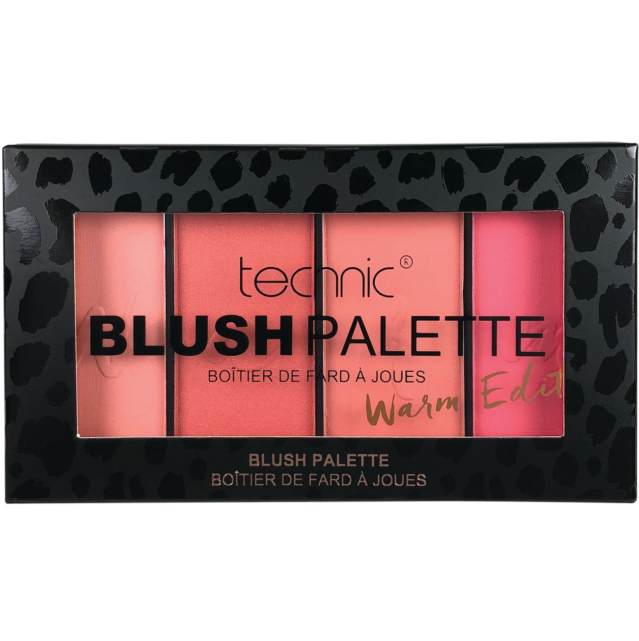 Technic Blush Palette Warm Edit Colour Zone Cosmetics