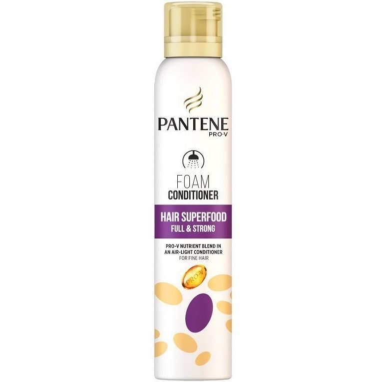 Pantene ProV Hair Superfood Foam Conditioner For Fine Hair 180ml