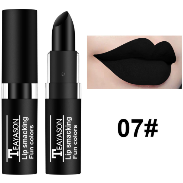 Teayason Lip Smacking Fun Colour Lipstick - 07 Black