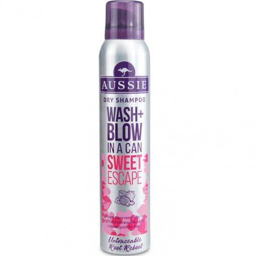 Aussie Wash + Blow In A Can Sweet Escape Dry Shampoo 180ml Colour