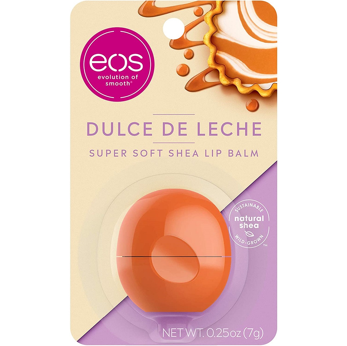 EOS Smooth Sphere Dulce De Leche Lip Balm 7g Colour Zone Cosmetics