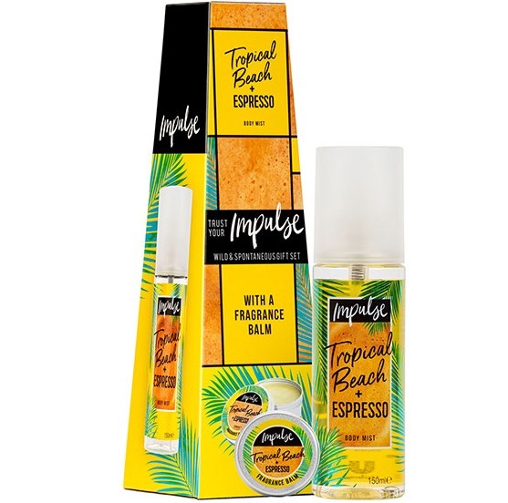 Impulse Wild & Spontaneous 2pcs Gift Set (Body Mist 150ml + Fragrance