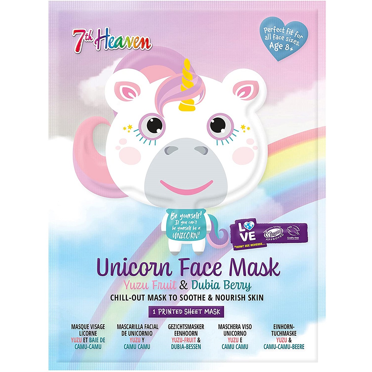Masques Faciaux Montagne Jeunesse '7th Heaven' - Pour Tous Types De Peau - 10-30ml - Sans Cruauté