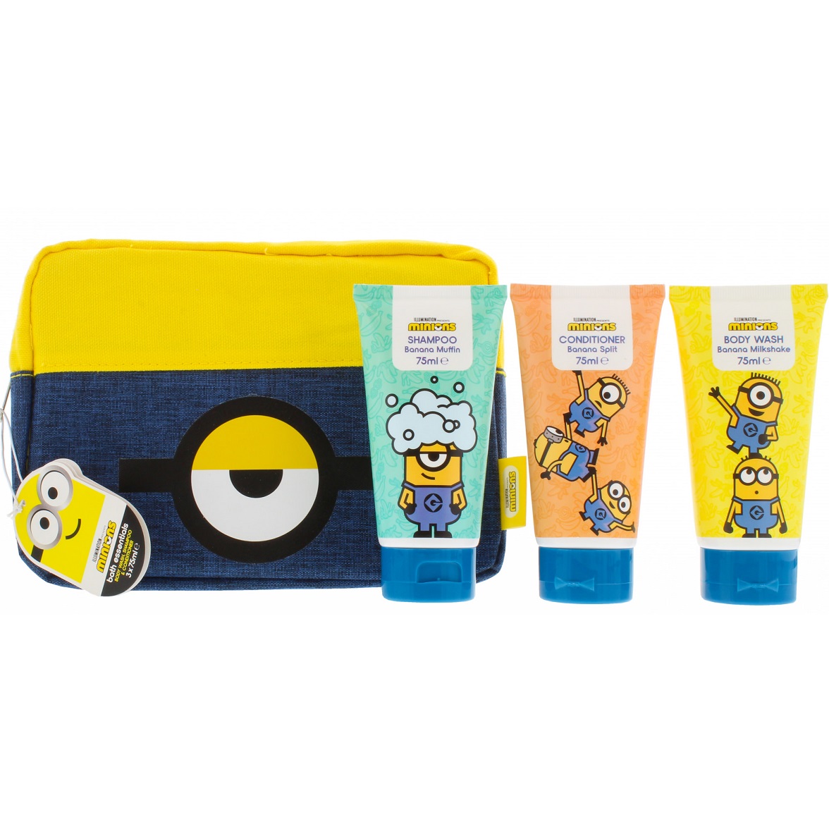 Minions Wash Bag Gift Set Colour Zone Cosmetics
