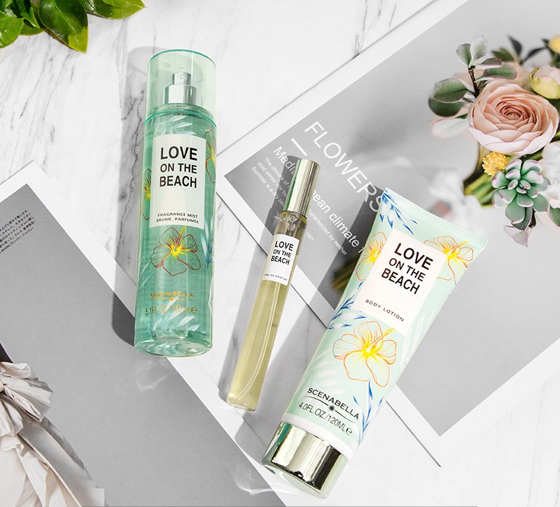 Body Mist + Body Lotion + EDP Perfume Gift Set (various fragrances