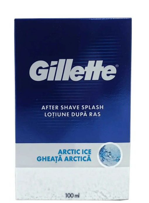 Gillette Series Artic Ice Aftershave Splash 100ml Colour Zone Cosmetics