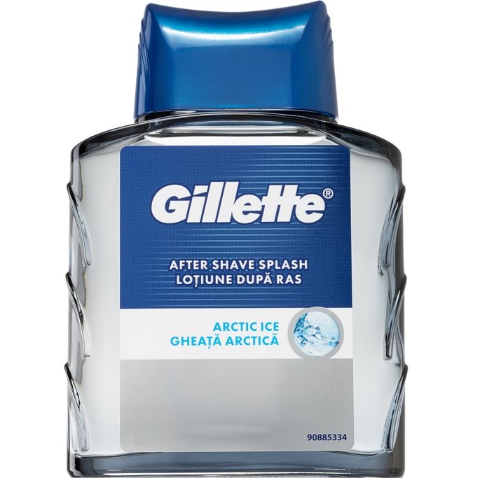 Gillette Series Artic Ice Aftershave Splash 100ml Colour Zone Cosmetics