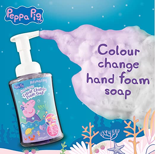 Peppa Pig Foam Zone Colour Change Foam Soap Hand Wash 250ml Colour