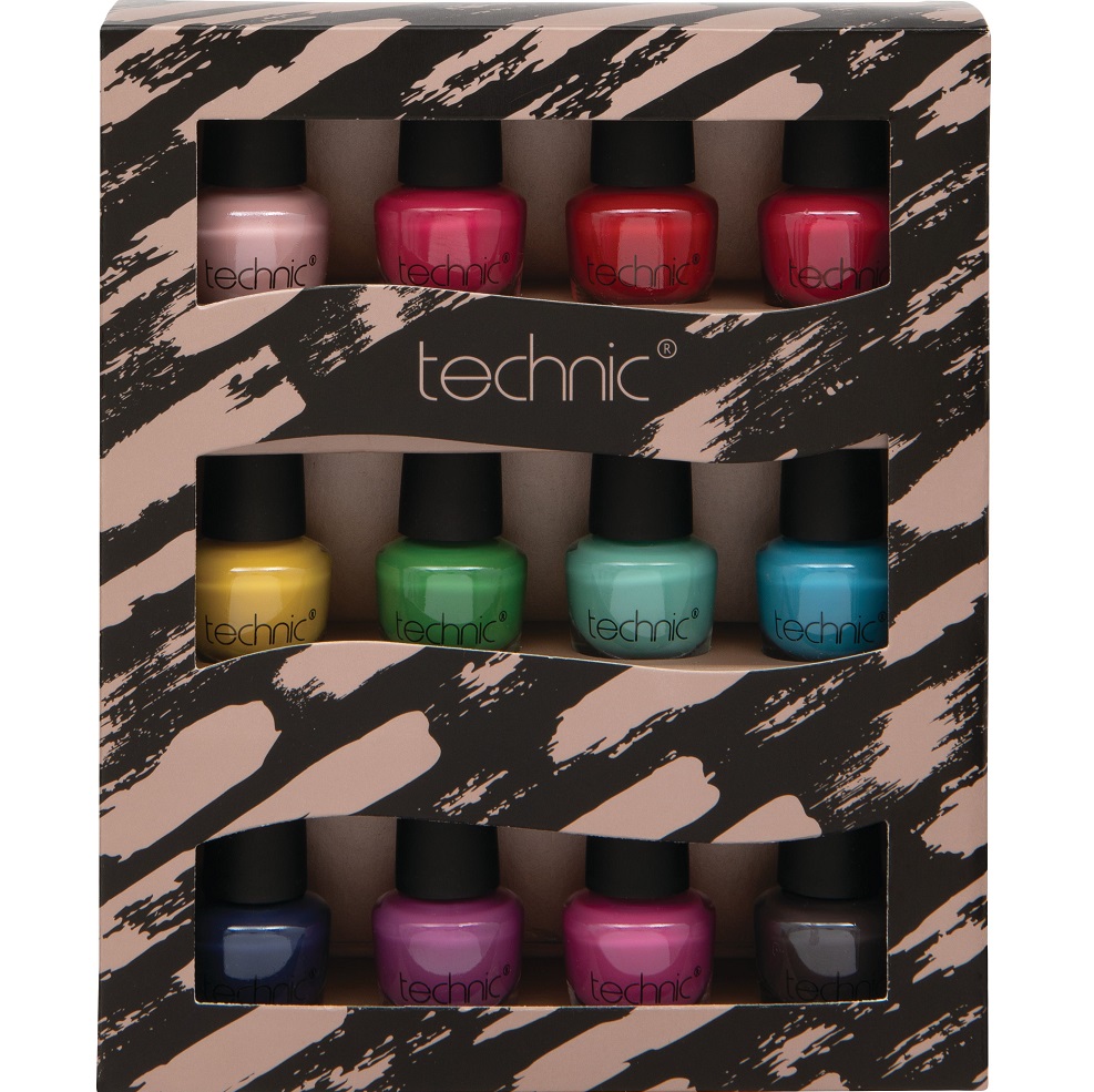 Technic 12pcs Nail Polish Gift Set 992218 Colour Zone Cosmetics