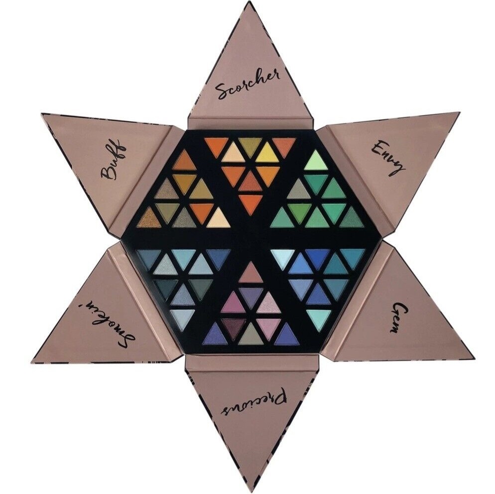 Technic 54 Colours Hexagon Star Eye Palette Gift Set 991238ARG Colour