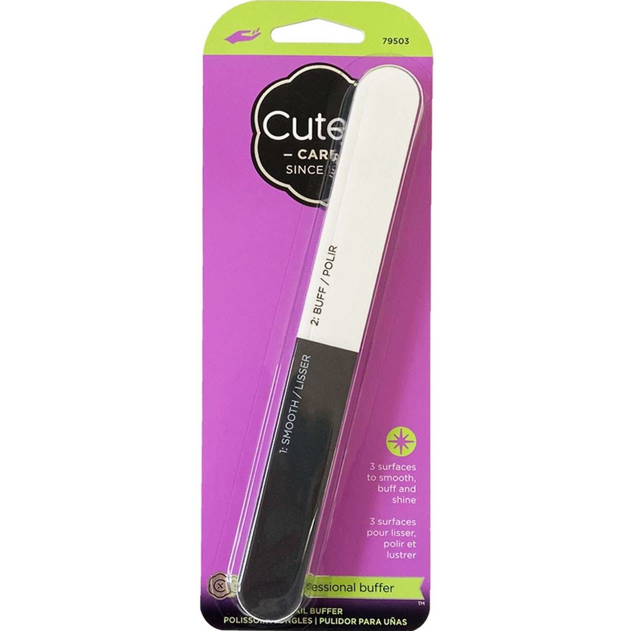 Cutex Professional Nail Buffer 3 Surfaces To Smooth, Buff and Shine