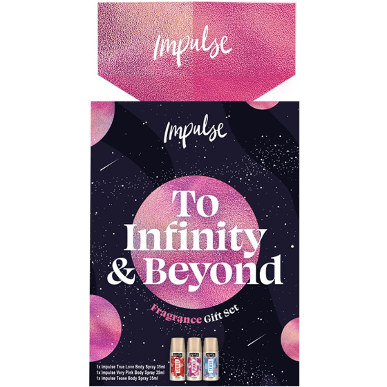 Impulse To Infinity & Beyond Fragrance Gift Set Colour Zone Cosmetics