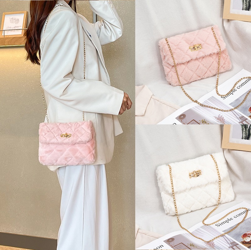 Fluffy Crossbody Bag 1625 (various colours) Colour Zone Cosmetics