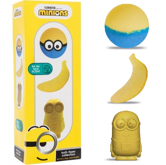 Minions 3 Piece Bath Fizzer Collection Gift Set
