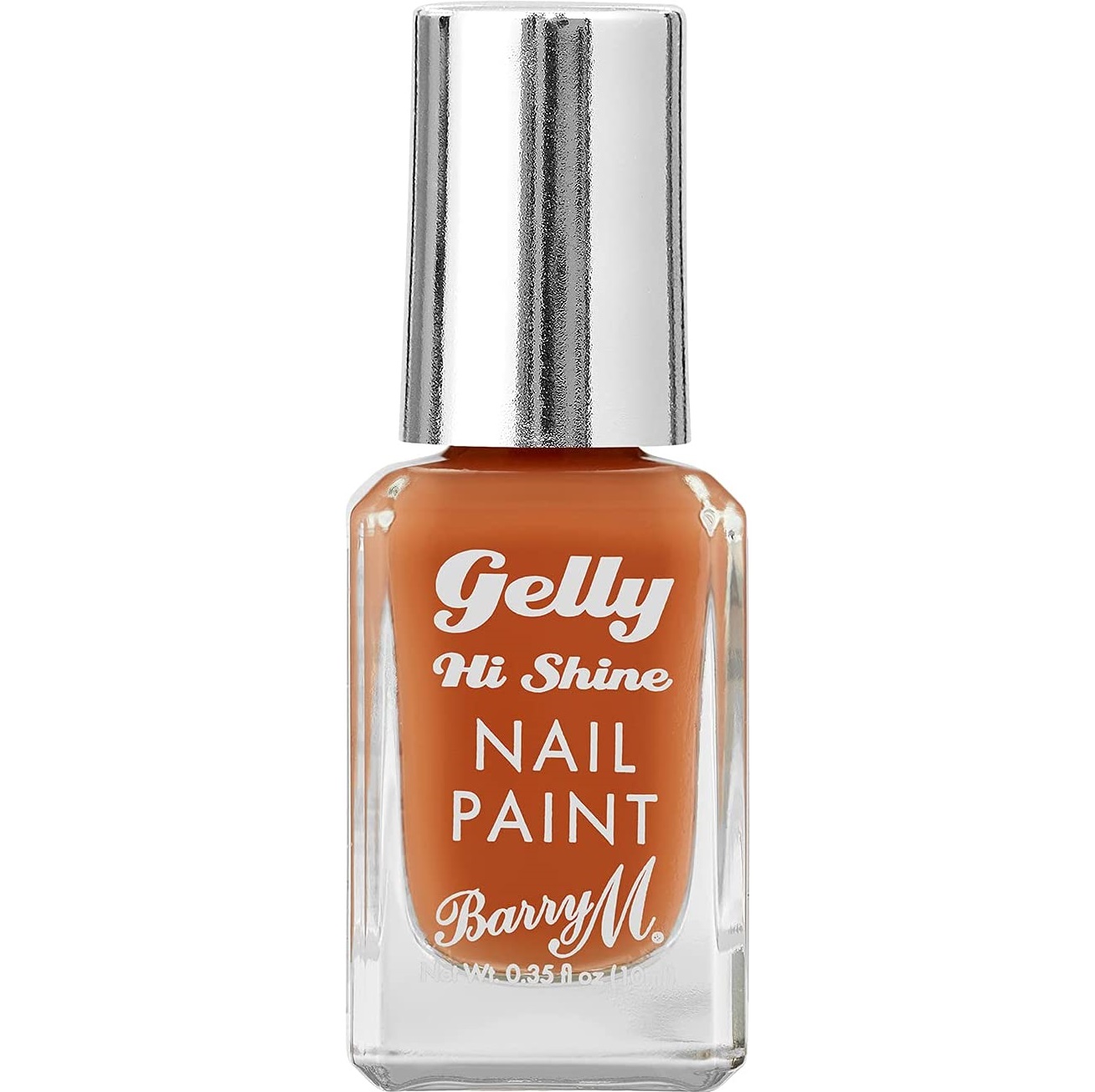 Barry M Gelly Hi Shine Nail Paint Nail Polish Apricot Tart Colour