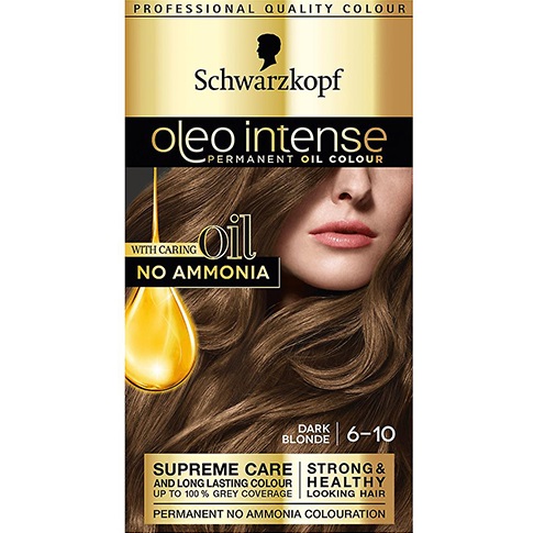 Schwarzkopf Oleo Intense No Ammonia with Caring Oil Permanent Hair Dye - Dark Blonde
