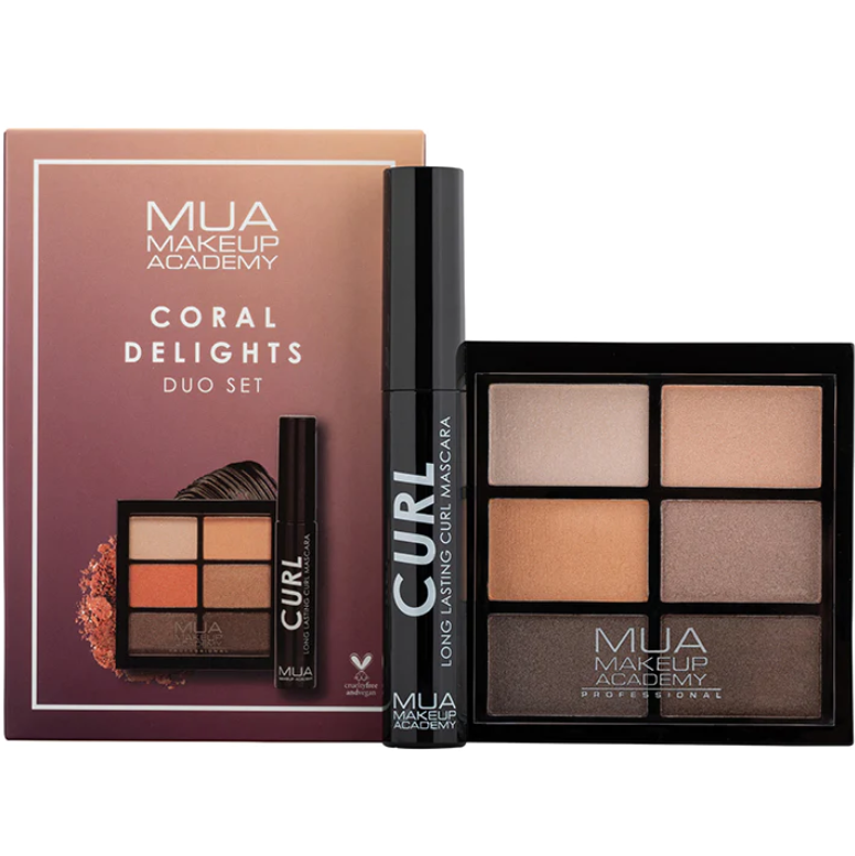 MUA Coral Delights Duo Makeup Set Colour Zone Cosmetics