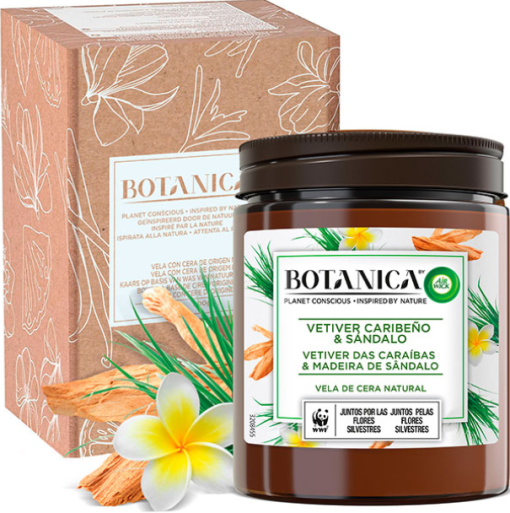 Botanica by Air Wick Large Jar XL Scented Candle 500g Caribbean