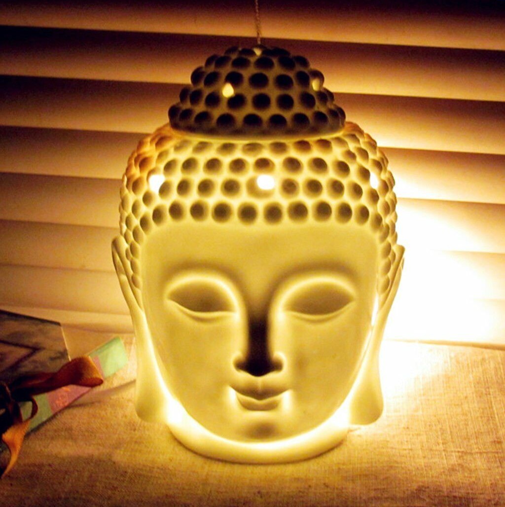 Buddha Head Candle Holder, Wax Melt, Essential Oil Burner (various