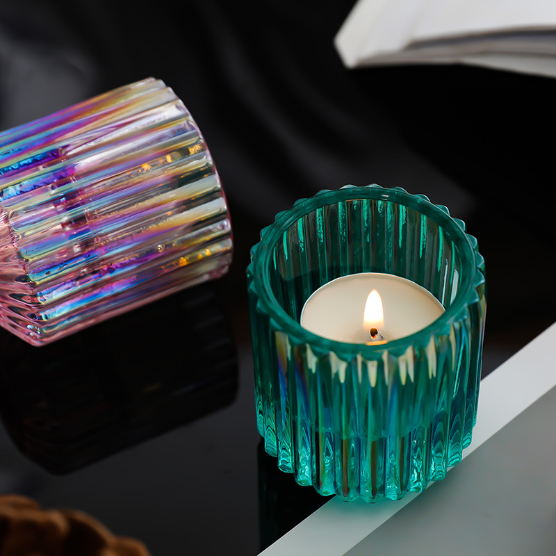 Classic Double Sided Glass Tealight Candle Holder 3