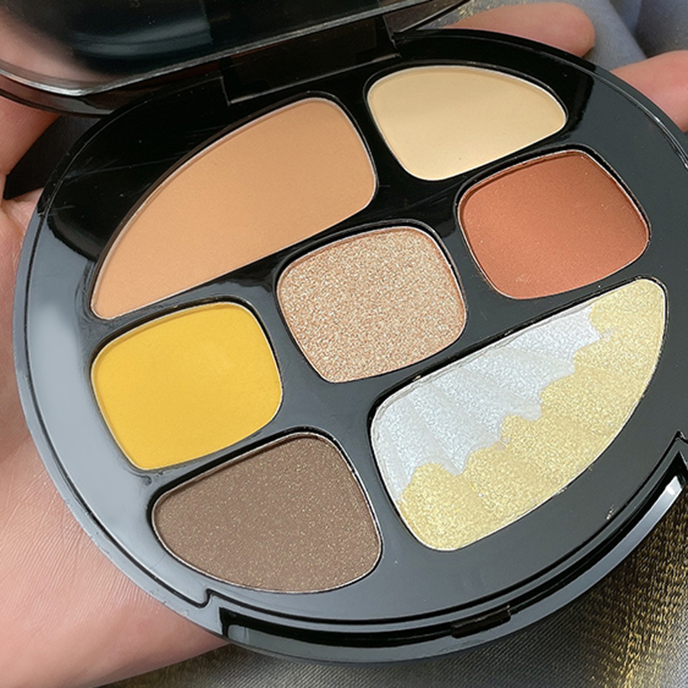 Amber 7 Colours Eyeshadow Palette Colour Zone Cosmetics