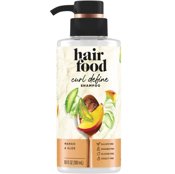 Hair Food Curl Define Shampoo 300ml Mango & Aloe Colour Zone Cosmetics