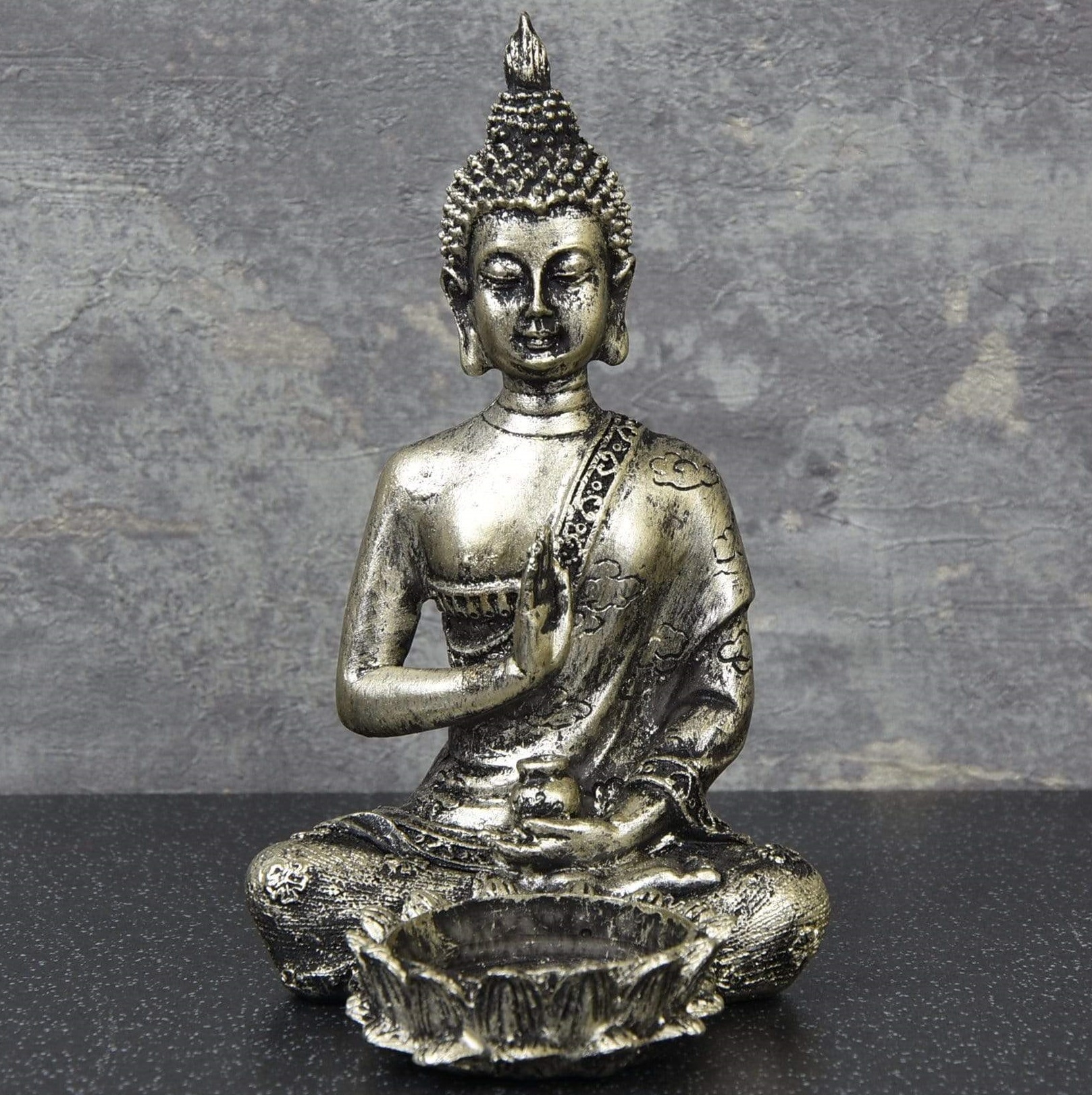 Buddha Tealight Candle Holder Colour Zone Cosmetics