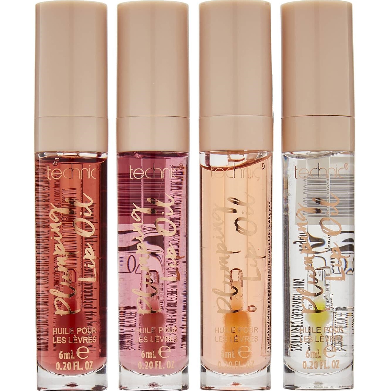 Technic Plumping Lip Oil 6ml (various flavours) Colour Zone Cosmetics