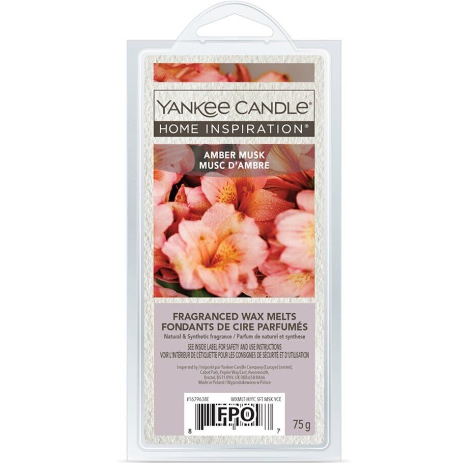 Yankee Candle Home Inspiration Scented Wax Melt 75g Amber Musk