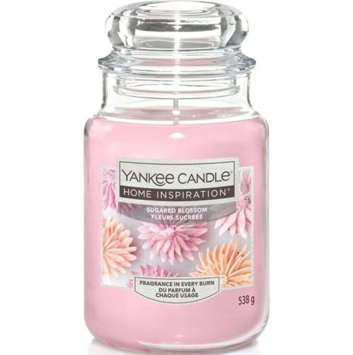 Yankee Candle Schilfrohr-Diffusor „Sugared Blossom“ – 90 Ml, Bis Zu 6 Wochen Duft