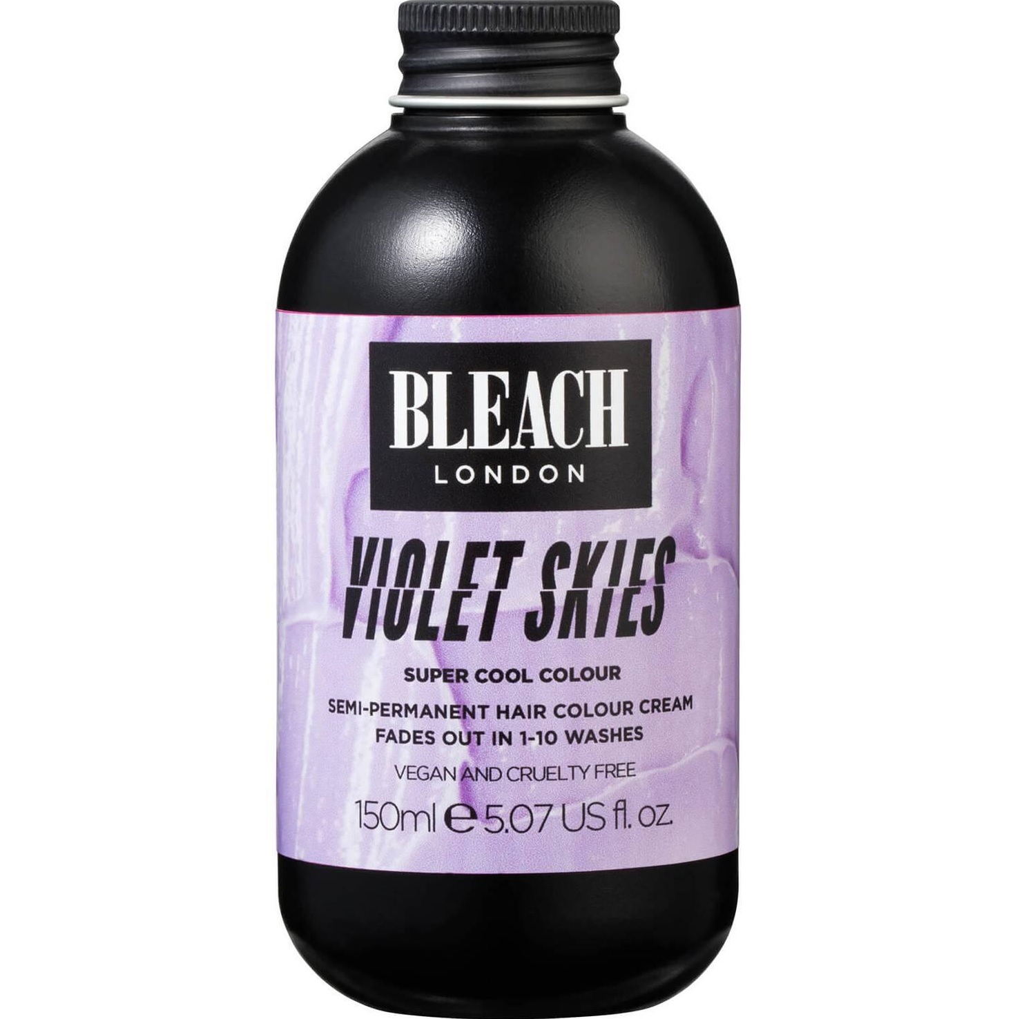 Bleach London Super Cool SemiPermanent Hair Colour Cream 150ml Violet Skies Colour Zone