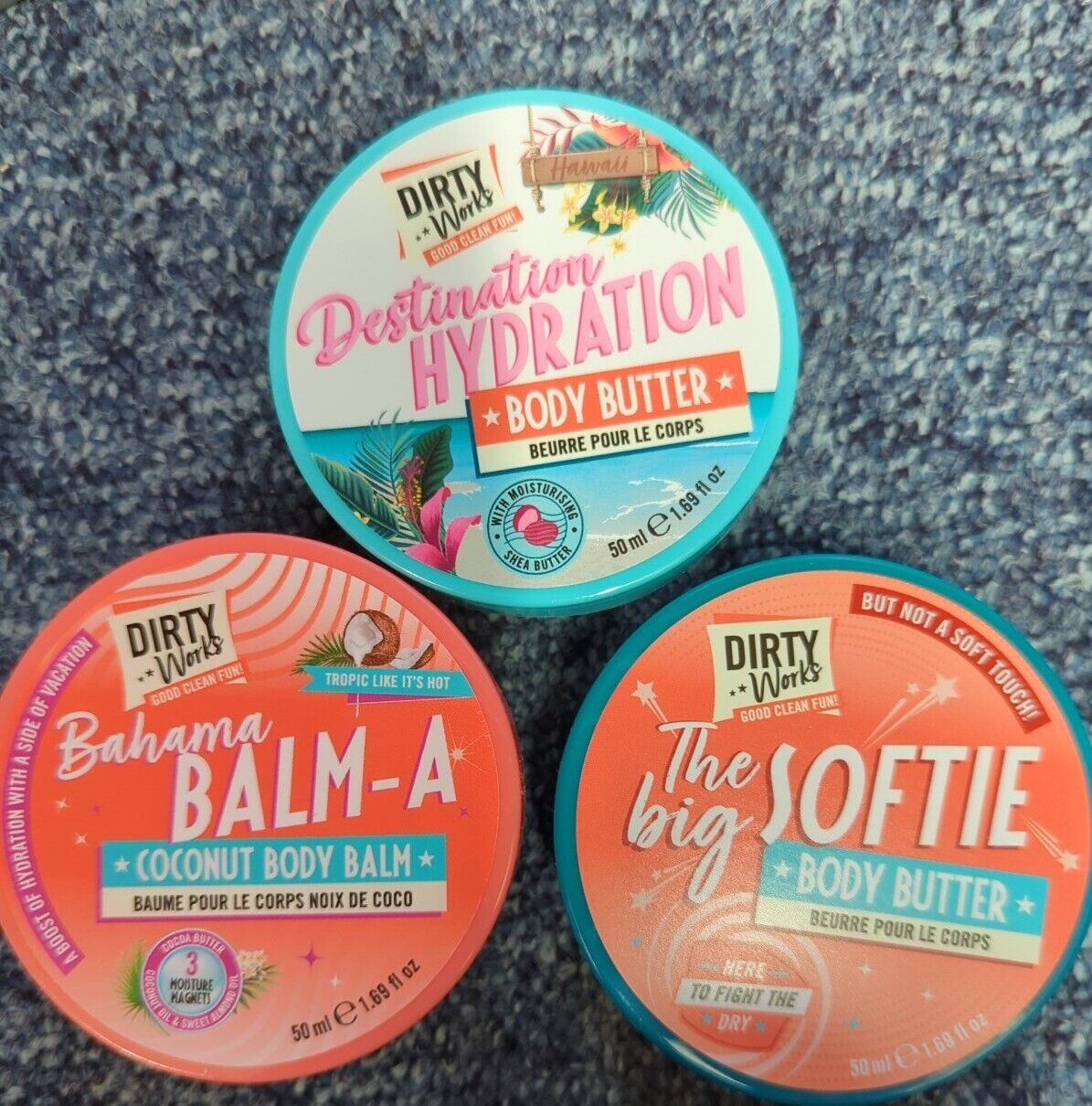 Dirty Works On The Smooth Body Butters Gift Set (3 x 50ml) Colour