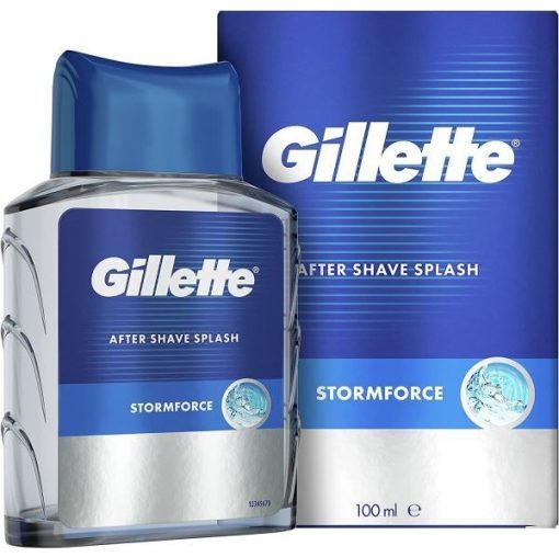 Gillette After Shave Splash 100ml Stormforce Colour Zone Cosmetics