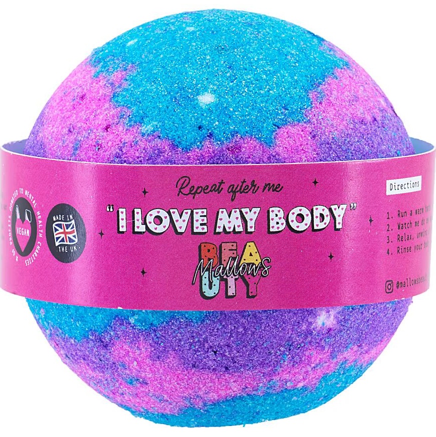 Mallows Bath Bomb 135g Candy Floss Colour Zone Cosmetics