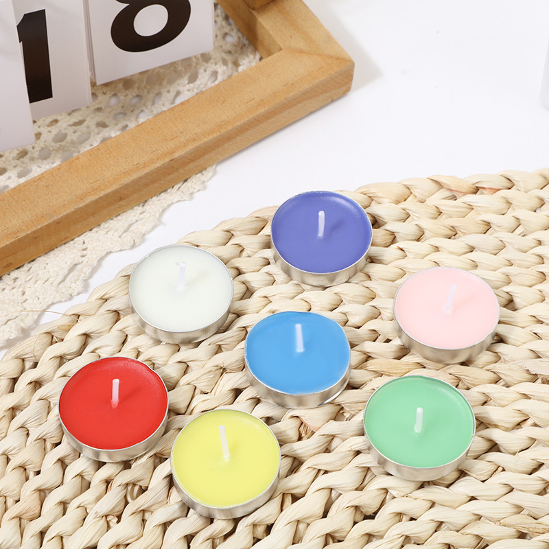 10pcs Unscented Tealight Candle Boxed 4