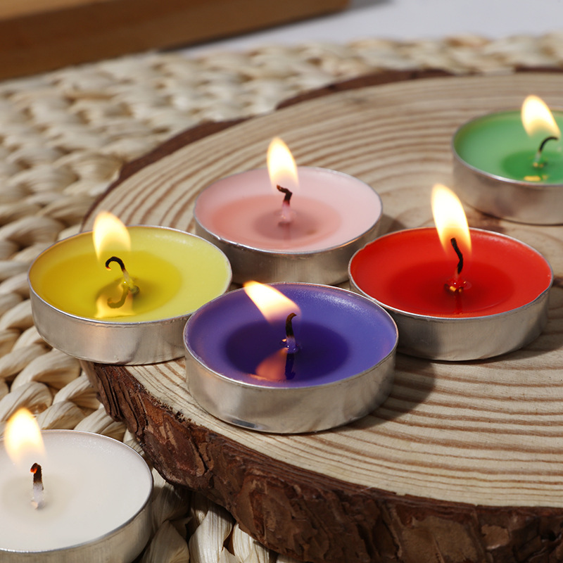 10pcs Unscented Tealight Candle Boxed 5