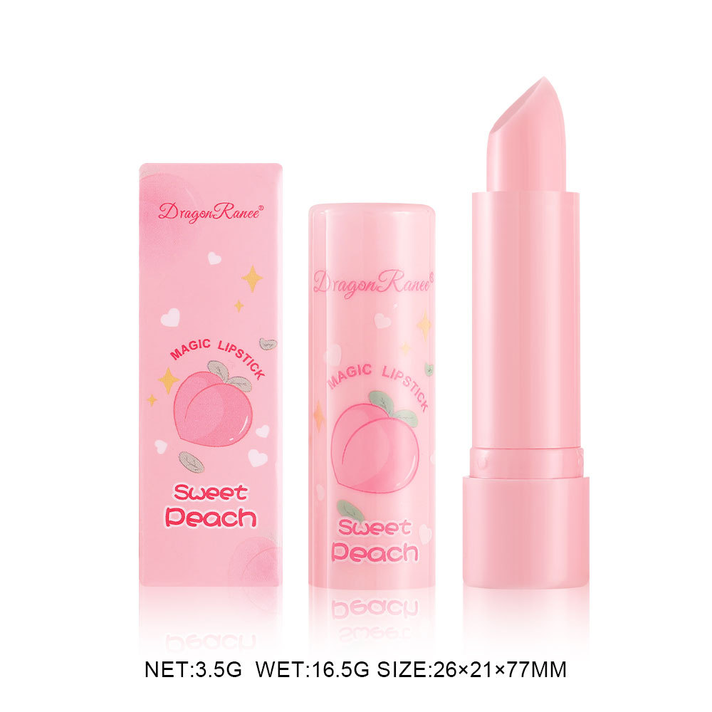Dragon Ranee Sweet Peach Moisturising Colour Changing Lipstick 4