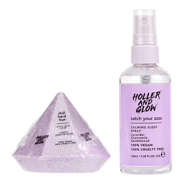 Holler and Glow Ctrl Alt Sleep Bath Bomb and Pillow Spray Gift Set 1