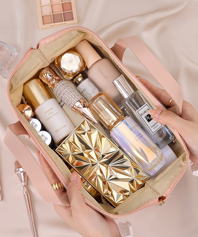 Twinkle Little Star Double Handle Wash Bag Cosmetics Bag PINK 2