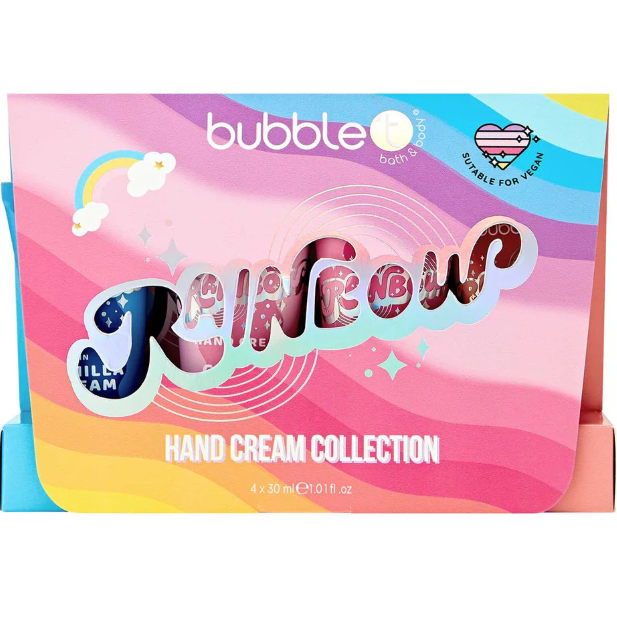 Bubble T Rainbow Hand Cream Collection Gift Set (4 x 30ml) 1