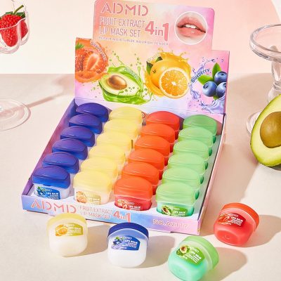 ADMA 24pcs Fruity Lip Balm (4 Flavours 7g Each)