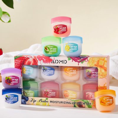 ADMD 8pcs Fruity Lip Balm Gift Set 8 x 7g