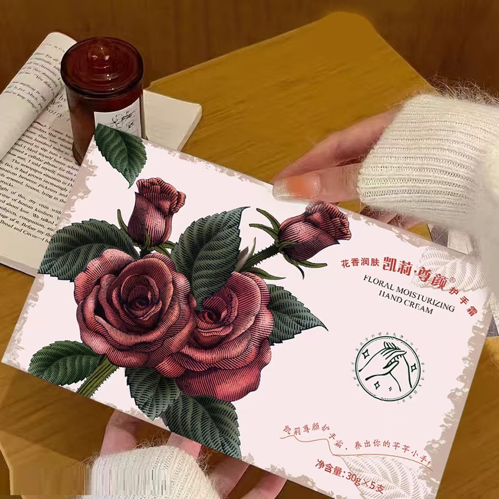 Floral Moisturising 5pcs Perfumed Moisturising Hand Cream Gift Set 1